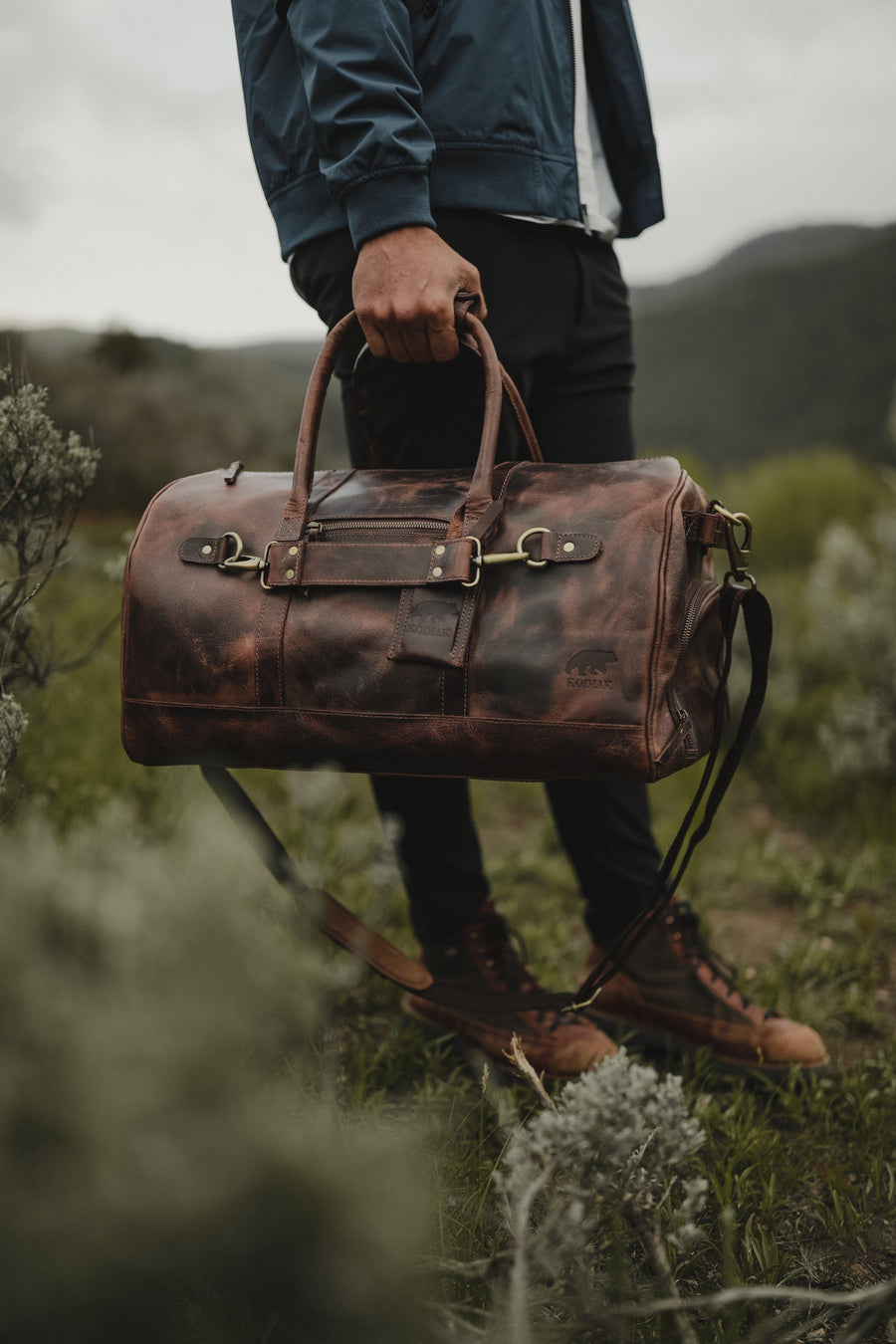 45L Denali Duffel — Dark Walnut